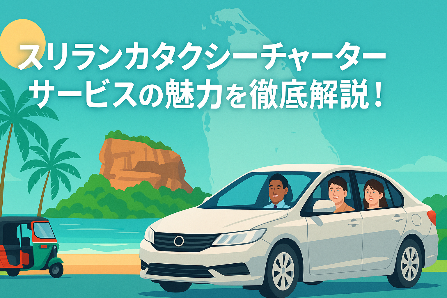 スリランカの移動手段はこれ！スリランカタクシーチャーターサービスの魅力を徹底解説！