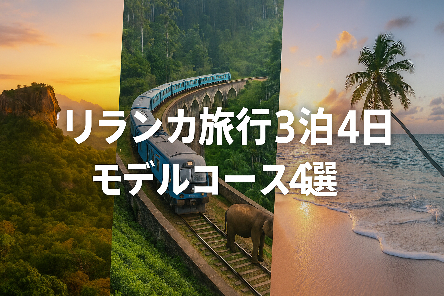 スリランカ旅行を3泊4日で満喫するおすすめモデルコース4選を紹介！
