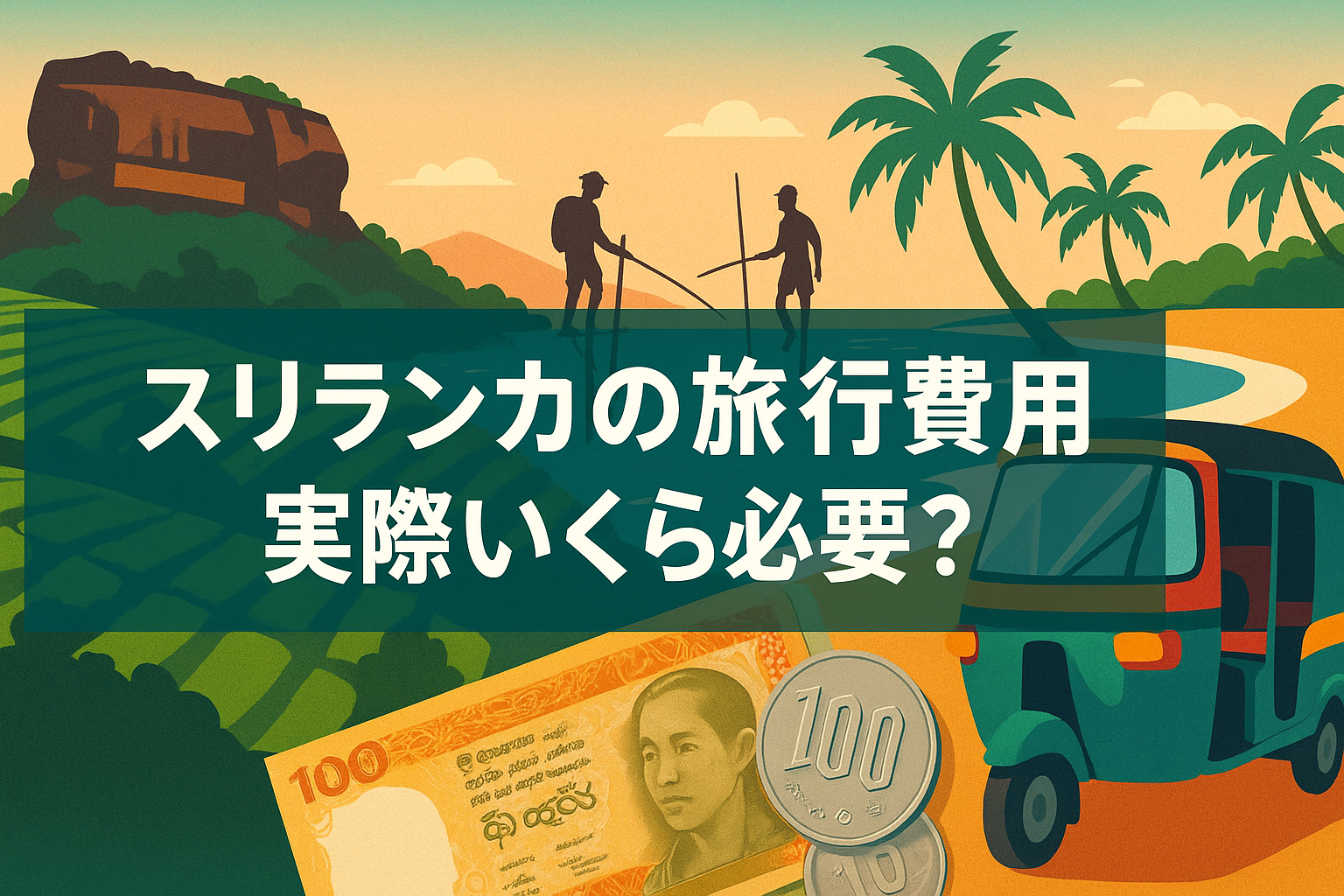 スリランカ旅行費用はいくら？6泊7日の予算内訳とシーズン別観光費用をわかりやすく解説！