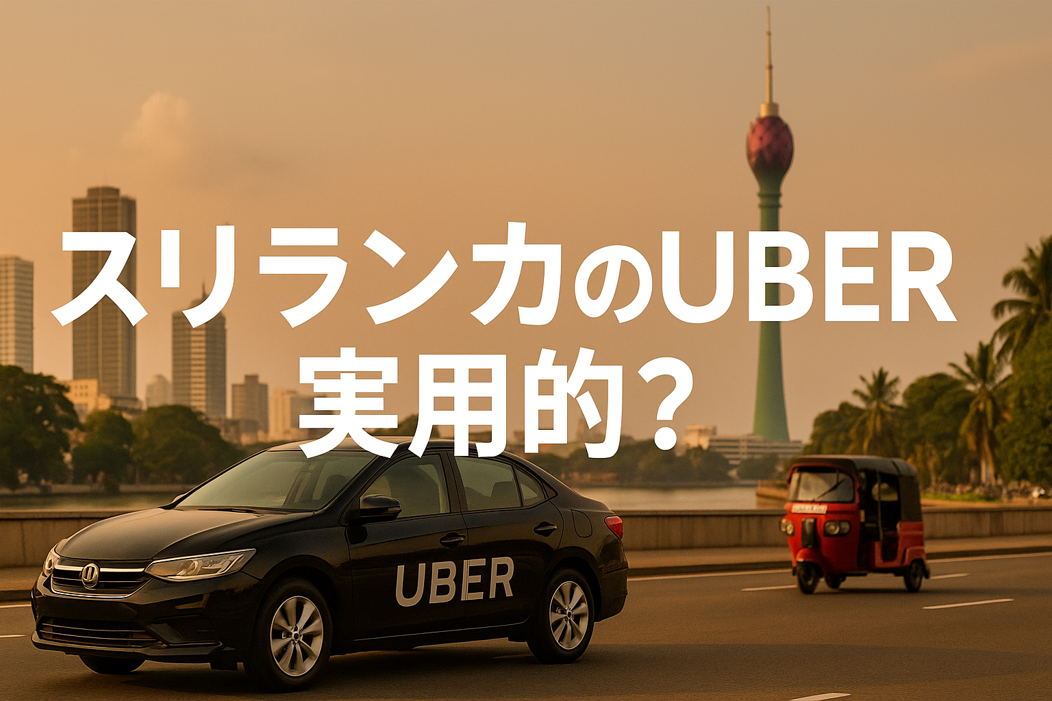 スリランカで配車アプリUBERは使える？長距離移動にも適しているのかを含めてわかりやすく解説！