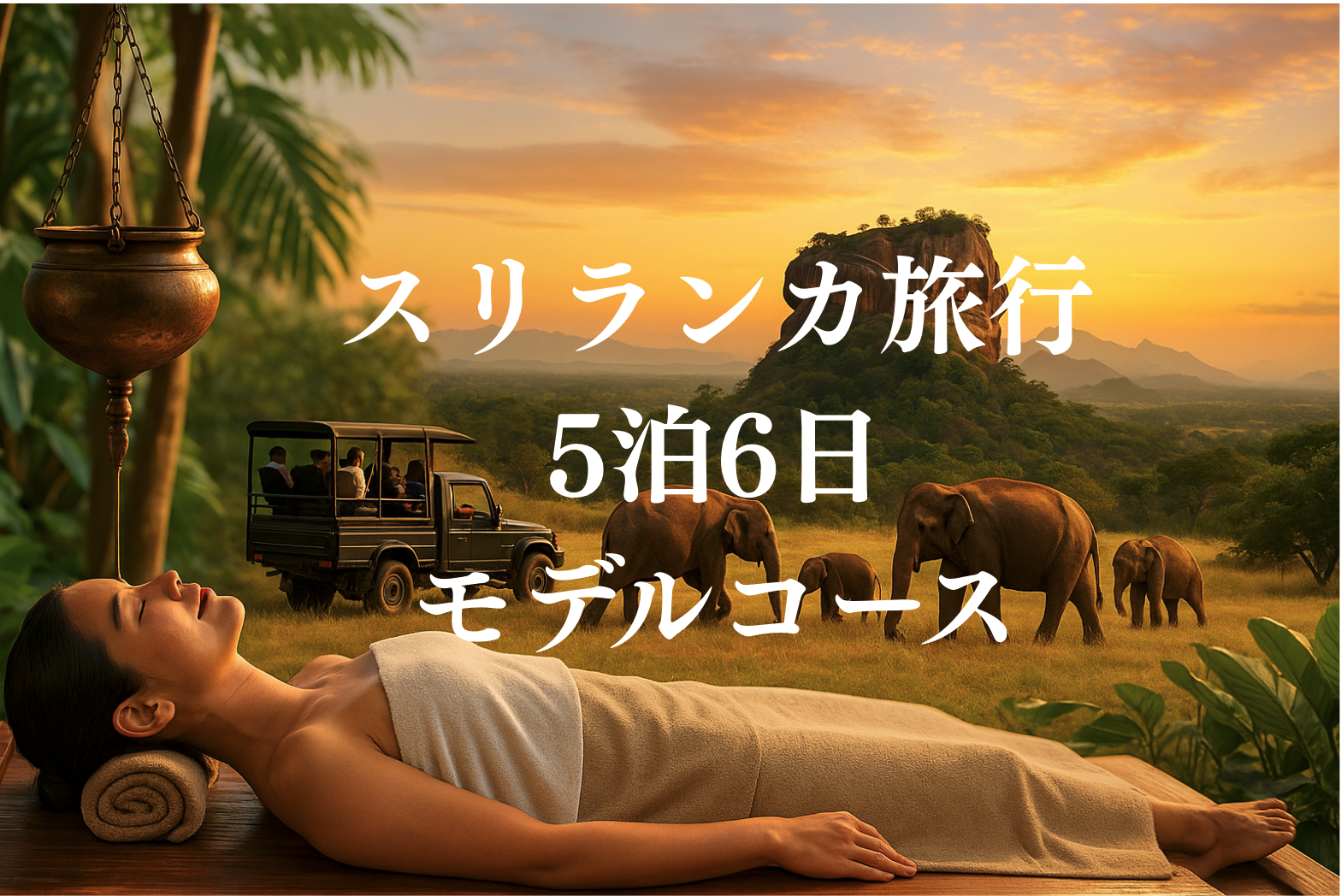 スリランカ旅行5泊6日モデルコース