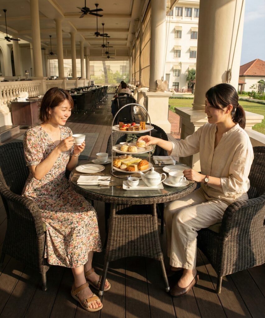 ゴールフェイスホテルのアフタヌーンティー