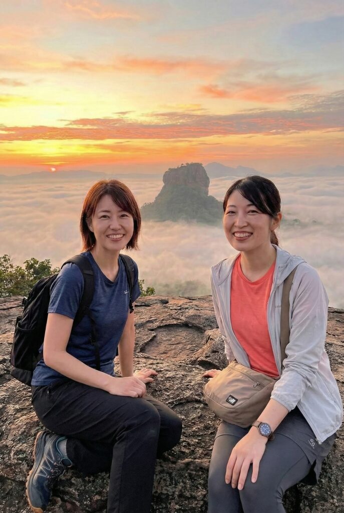 朝日のピドゥンガラロック