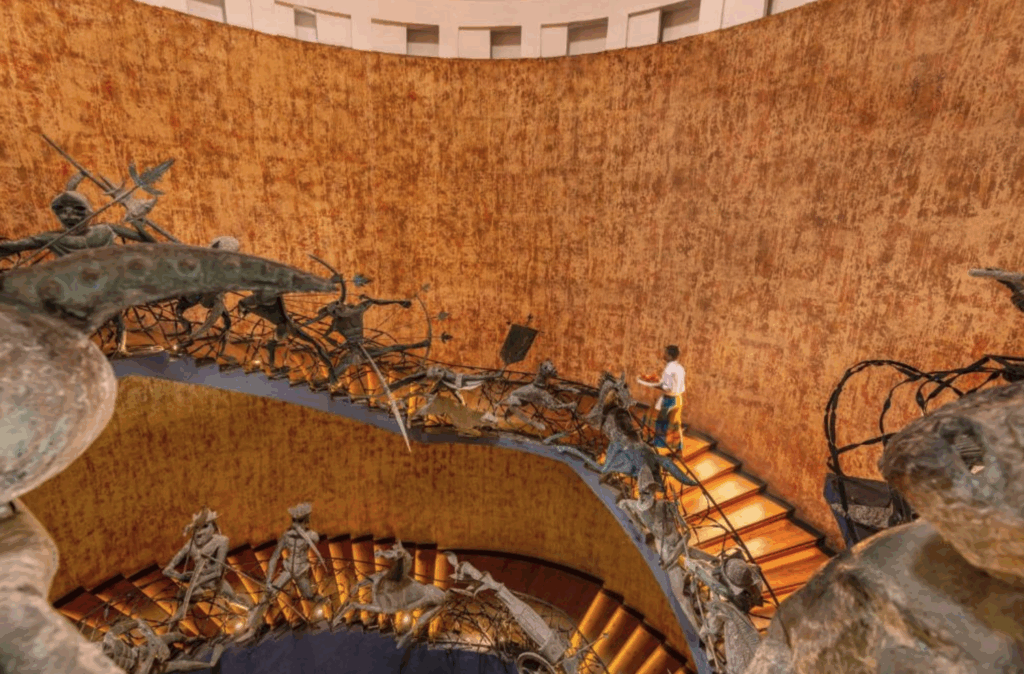 Jetwing light houseの螺旋階段