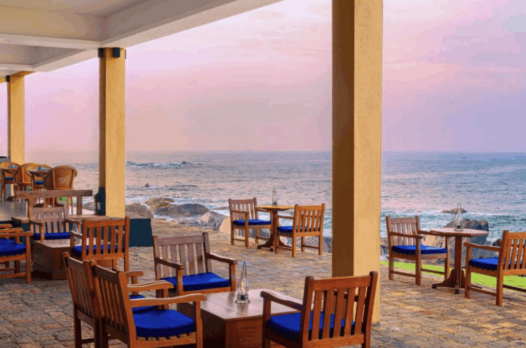 jetwing light houseのレセプションエリア