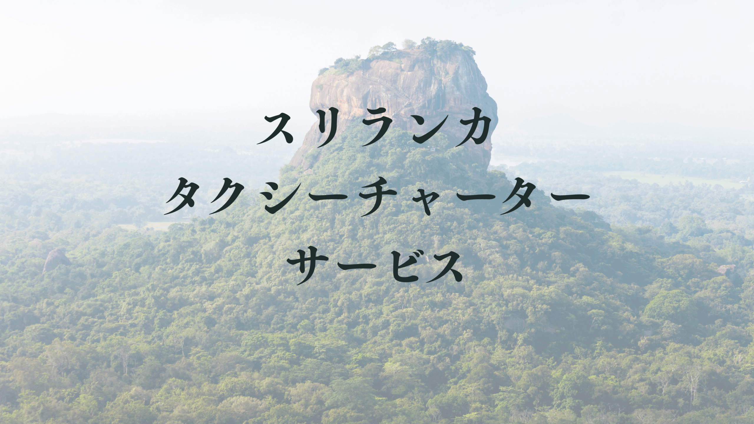 スリランカタクシーチャーターサービスの特徴をお客様からの口コミを交えながら解説！